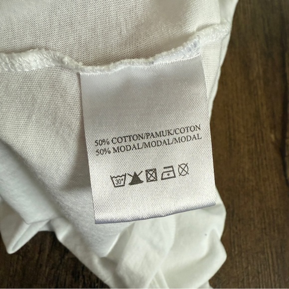 Zoe Karssen white love lost tank top Small - Picture 7 of 7